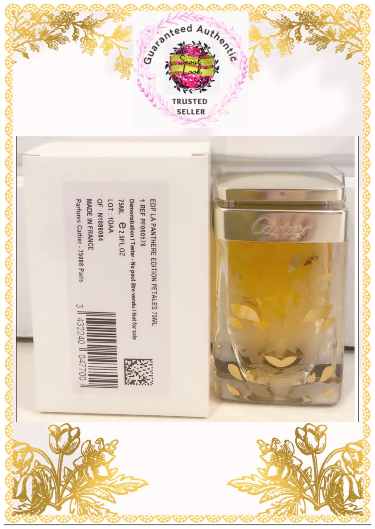 Cartier La Panthere EDP Edition Petales Limitee 2021 for Women (Tester)