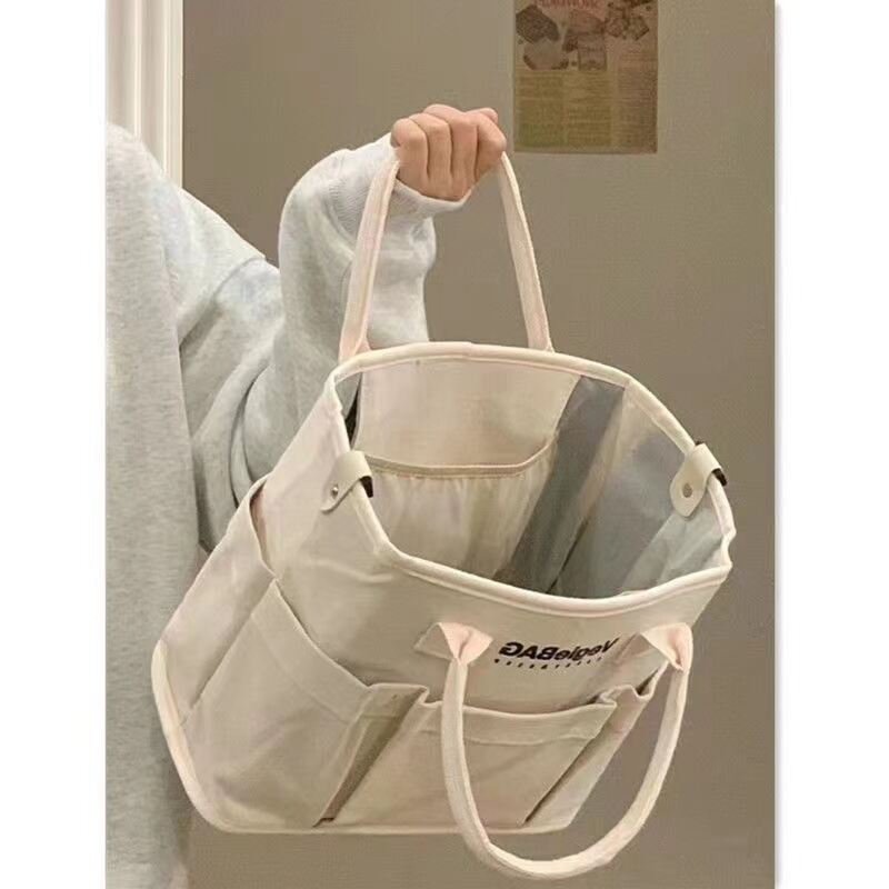 Japan Vegiebag Mummy Bag Large Capacity Portable Multi-Functional Mother and Baby Messenger Bag Mother Tote Canvas Women's Bag