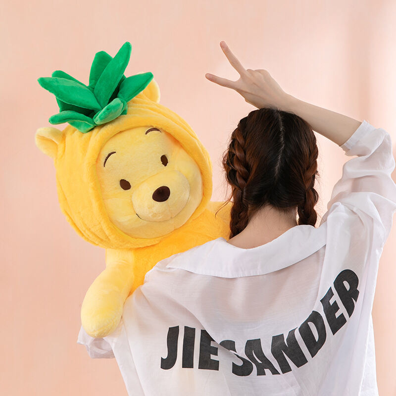 Pineapple Puff Little Bear Plush Toys Bed BEBEAR Figurine Doll Sleep Hug Ragdoll Birthday Gift Girl