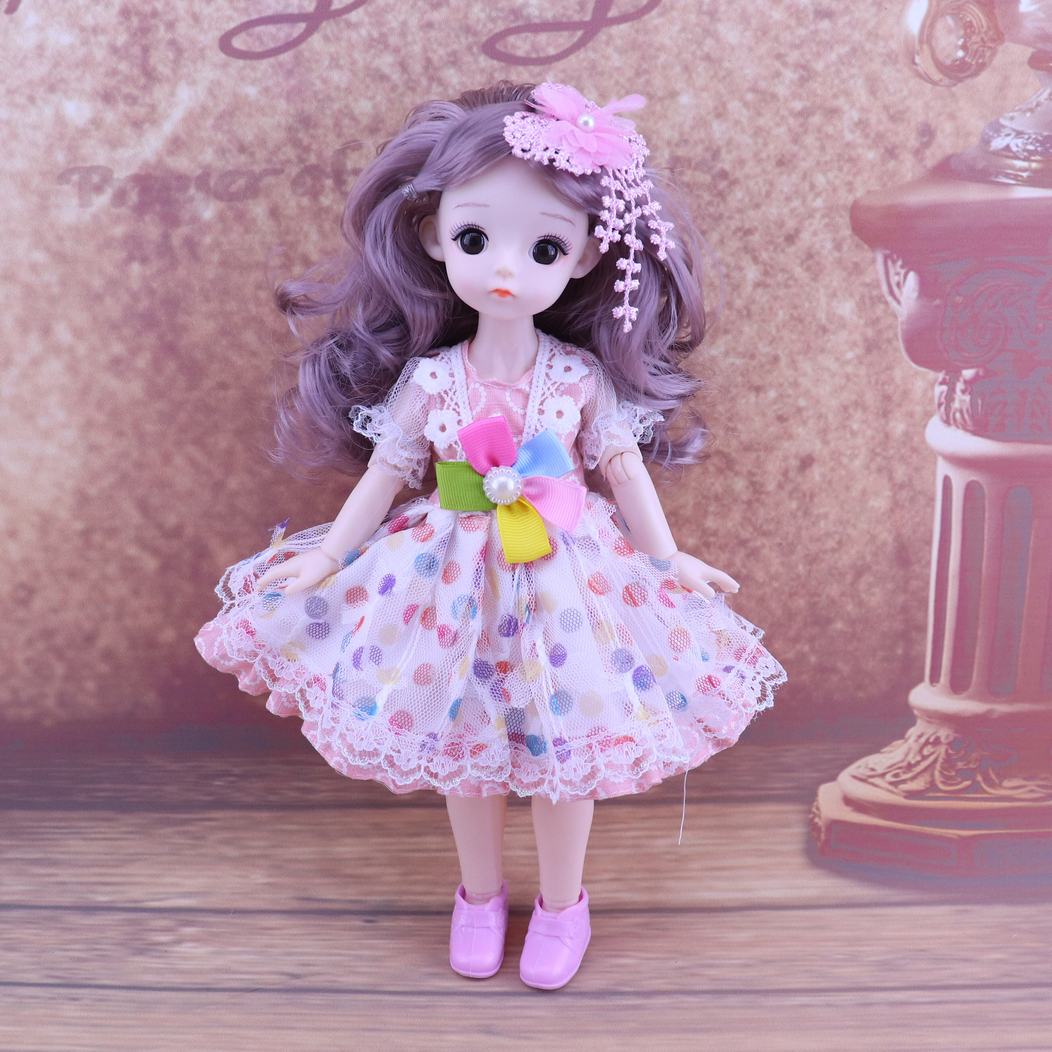 Princess Suit Barbie Doll Cute Baby Single Girl's Toy Changing Clothes Playing House Birthday Gift