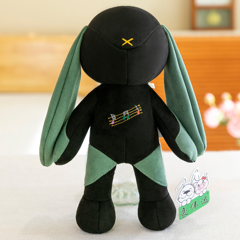 Cute Music Rabbit Doll Plush Toy Piano Guitar School Souvenir Activity Rabbit Doll Children's Day Gift