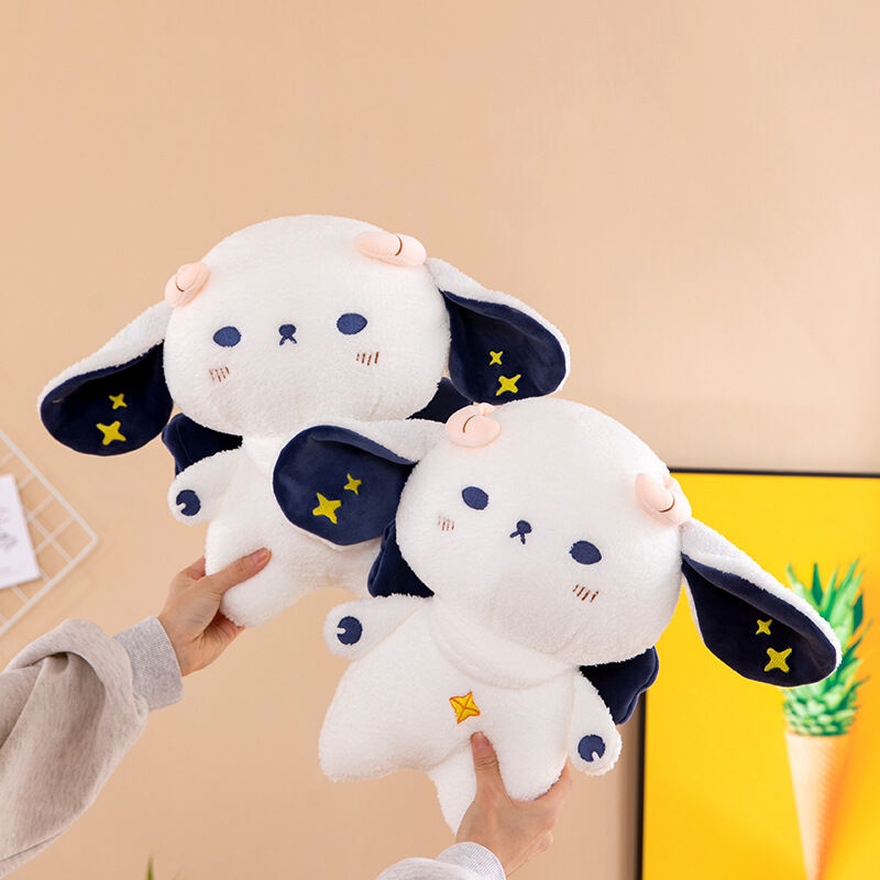 Cute Starry Sky Lamb Doll Big Ears Plush Toy Girl Bed Sleep Hug Ragdoll Children's Birthday Gifts