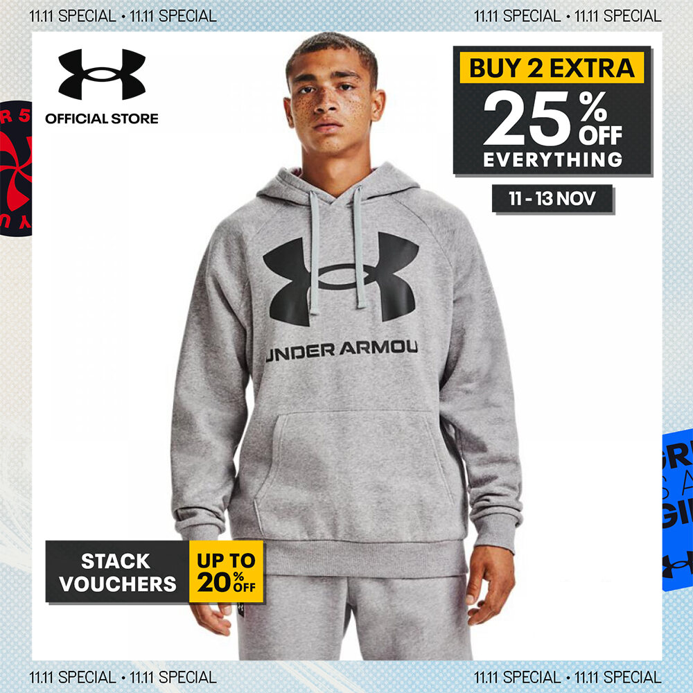 Under Armour UA Men's Rival Fleece Big Logo Hoodie