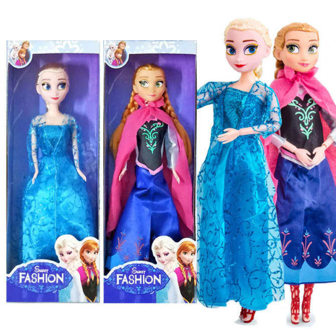 30 CM Frozen Barbie Doll Princess Action Figures Girls Toys Birthday Gift For Kids