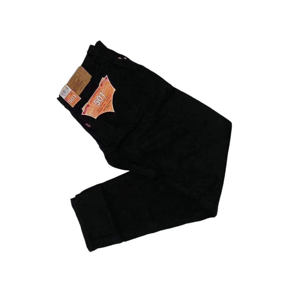 【A Happy】✗✵ COD Levis Jeans Black pants stretch straight cut denim for mens