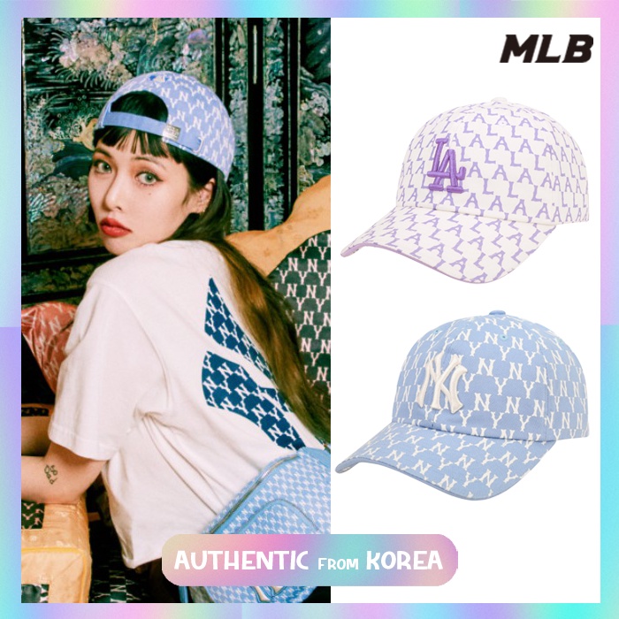 sq MLB Monogram Pastel Unstructure Ball Cap New York Yankees