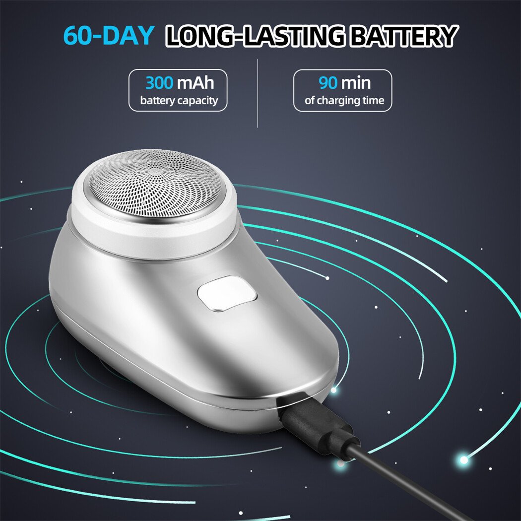 Mini-Shave Portable Electric Shaver USB  Rechargeable Travel  Electric Shaver Cordless  Shaver For Men RH001S