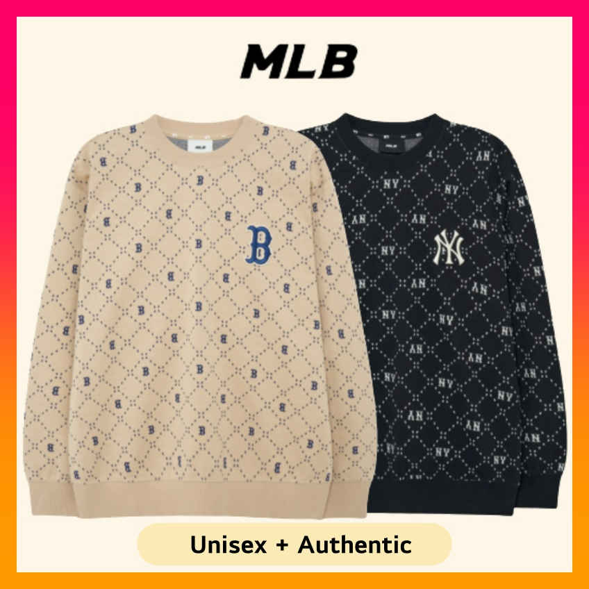 MLB Dia Monogram Pattern Overfit Sweatshirts - 2023 NEW