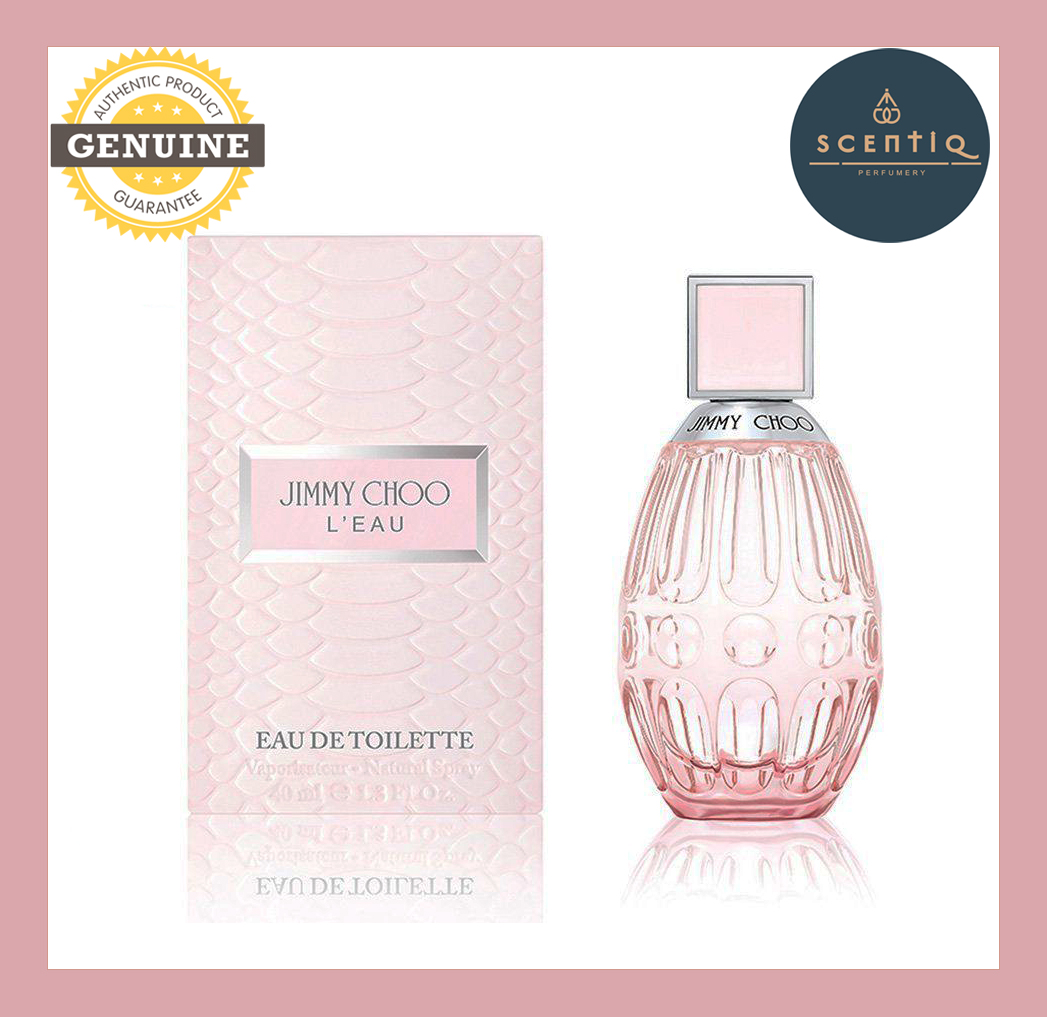 JIMMY CHOO LEAU WOMAN EDT 40ML - 3386460073882 - 100% Authentic Floral Fruity fragrance for women.