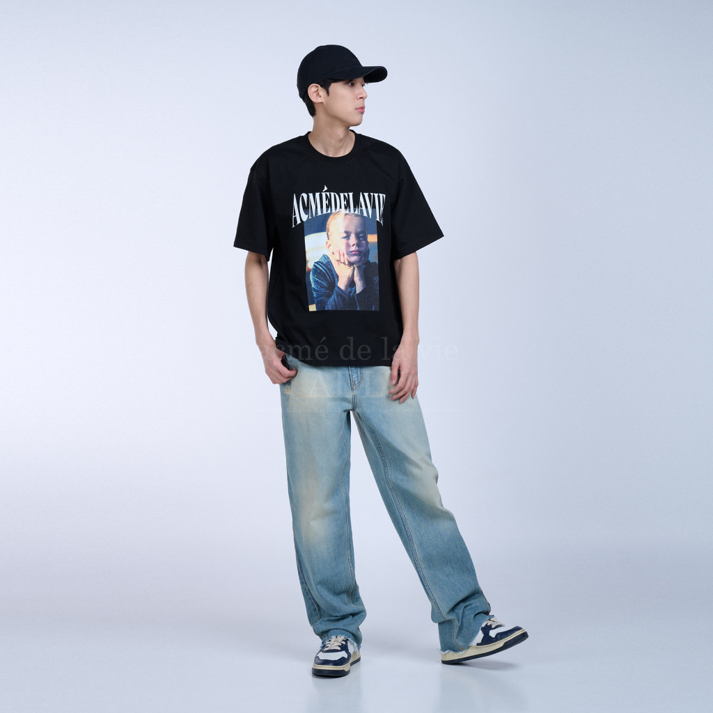 [acme de la vie] 2023 NEW BLACK PINK LISA ADLV CIRCLE WAPPEN BALL CAP