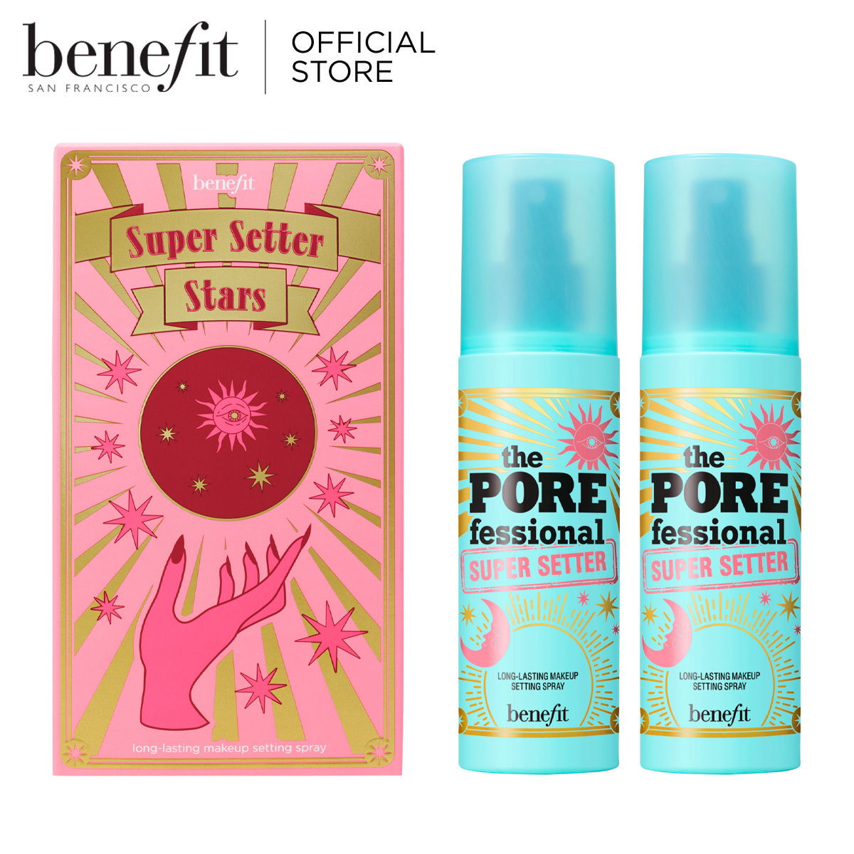 Benefit Super Setter Stars Set: POREfessional Super Setter Full-size x2