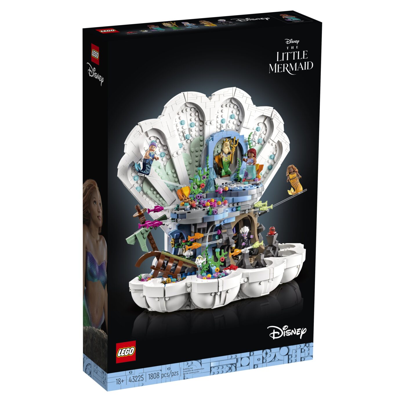 (Dontjj) Lego Disney 43225 The Little Mermaid Royal Clamshell