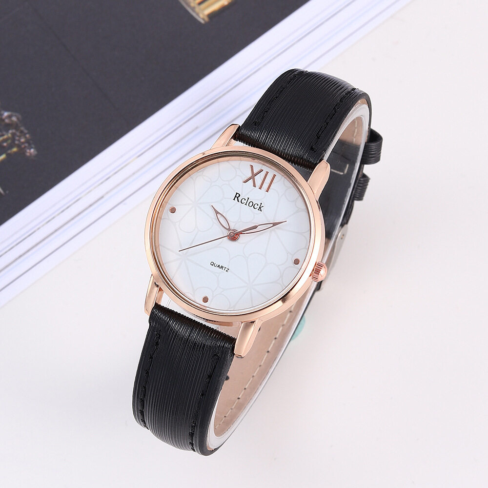 Fuiiiui Classic business women's watch niche high-end women's watch circular dial quartz watch