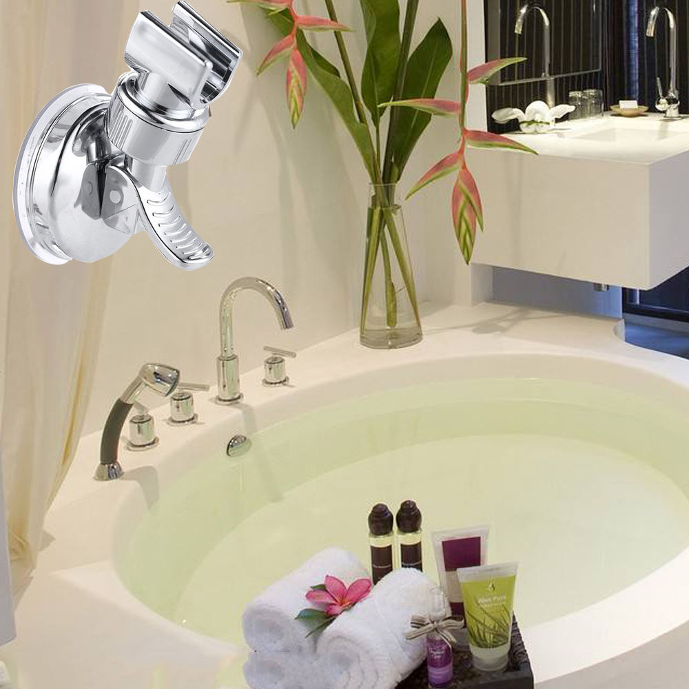 NALOTEX New Smooth Useful Cheap Adjustable Suction Cup Bathroom Supplies Shower Head Holder Bracket Mount