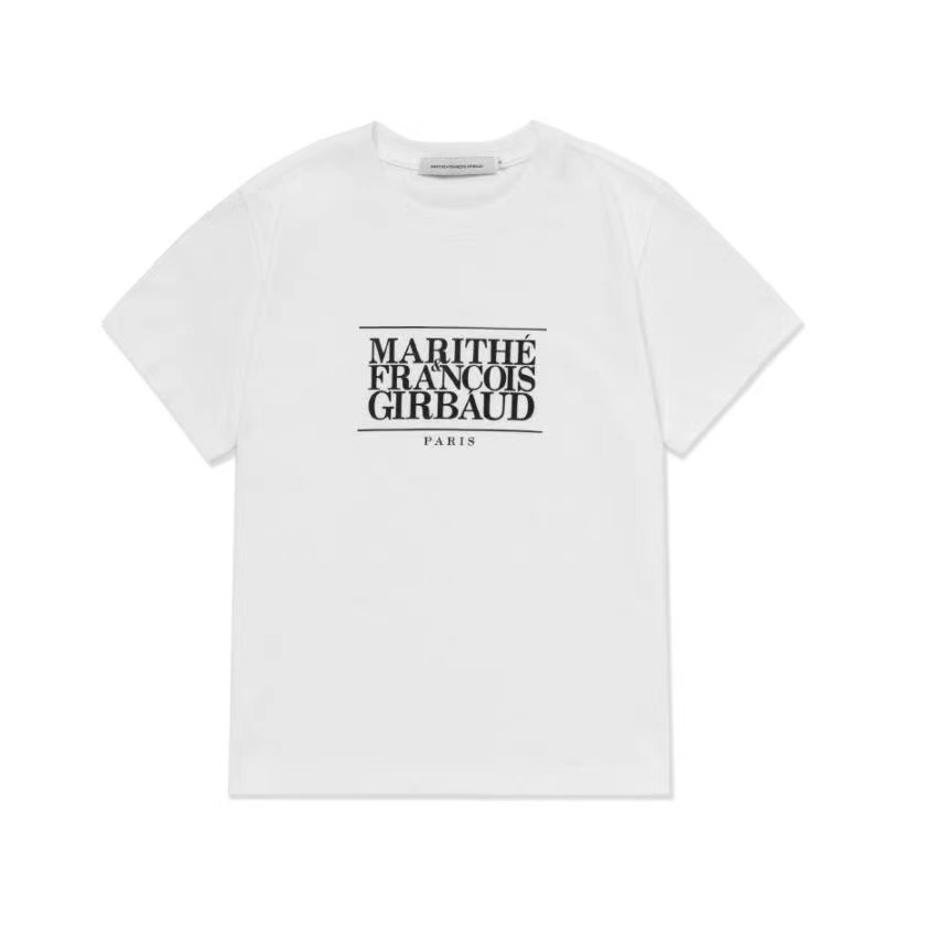 JENNIE Same Style NOZE~Korean Designer MARITHE FRANCOIS GIRBAUD Loose Short Sleeve T-Shirt