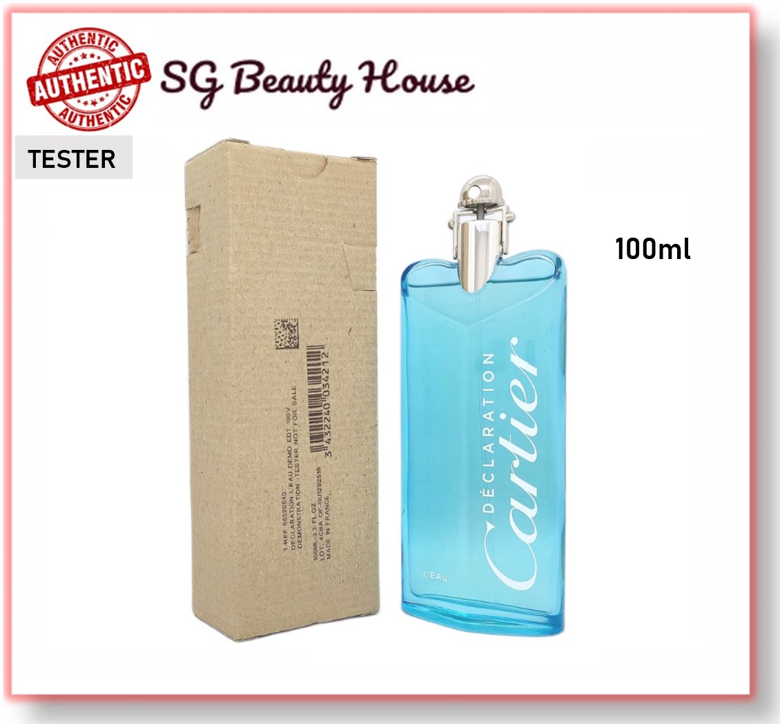 CARTIER DECLARATION L’EAU MAN EDT 100ML [TESTER]