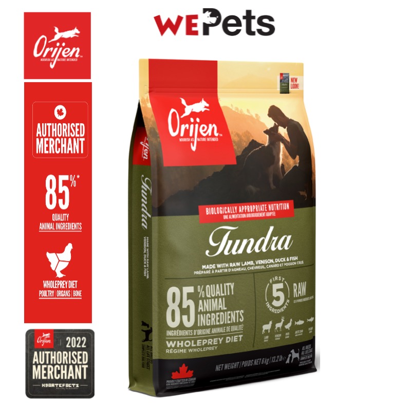ORIJEN Tundra Dog Dry Food 11.4kg [Free Delivery]
