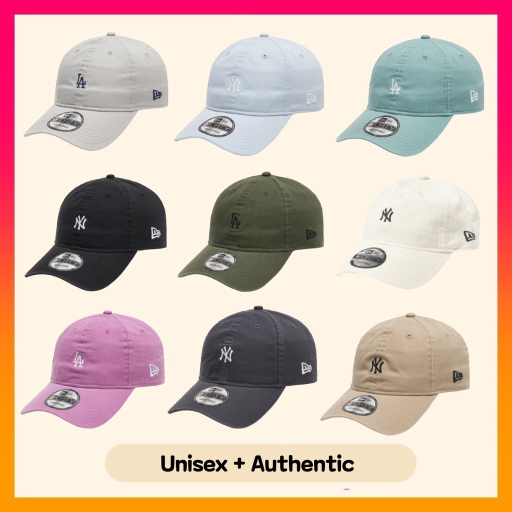 Newera Korea MLB Washed Mini Logo Unstructured Ball Cap