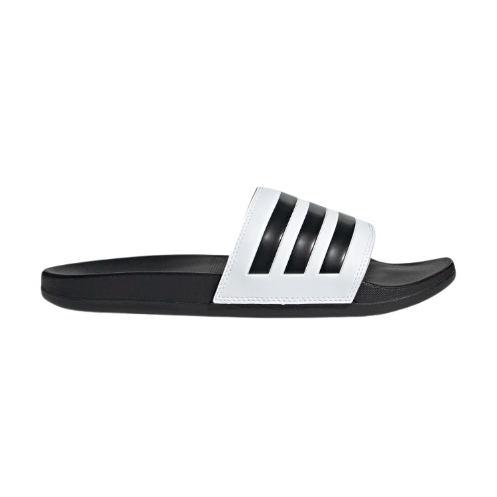 Adidas Adilette Comfort Slides - Men/Women (Cloud White / Core Black) GZ5893