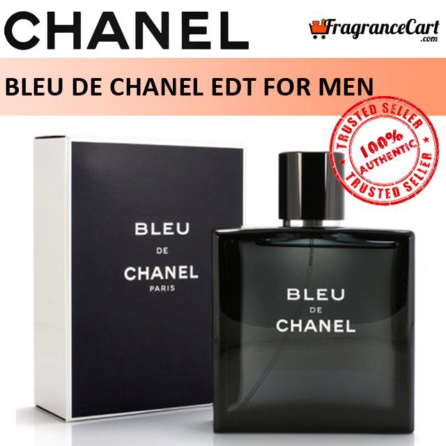 Chanel Bleu de Chanel EDT for Men (100ml) Eau de Toilette BleudeChanel Dark Blue Black [Brand New 100% Authentic Perfume/Fragrance]