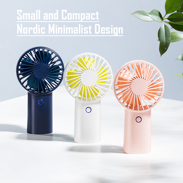 JISULIFE 4000 mAh Handheld Mini Fan Small USB Portable Battery Operated Mini Fan with 3 Speeds