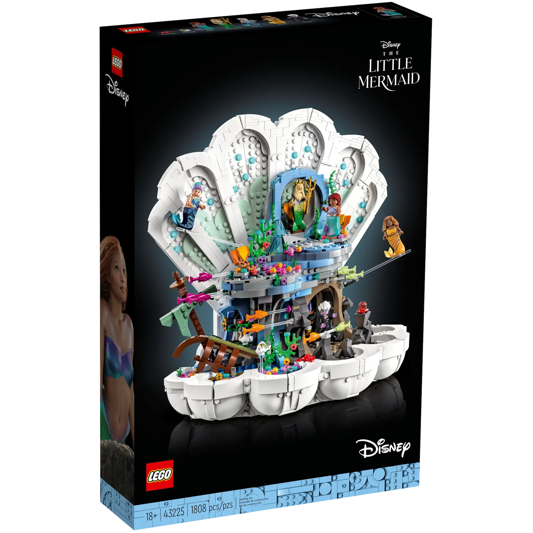 Lego 43225 Disney The Little Mermaid Royal Clamshell