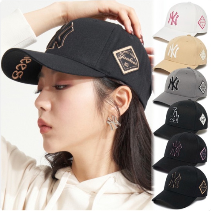 [MLB] 100％ Authentic Diamond Ball Cap Casual Outdoor Sports Sun Hat Korean Fashion