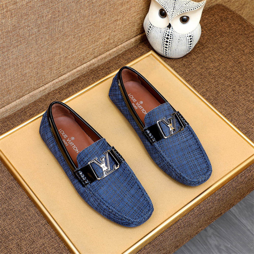 （Gift box packaging）Hermesˉ Genuine Leather Men Casual Shoes Luxury Brand 2023 Mens Loafers Breathable Slip on Flats High Quality Driving Shoes