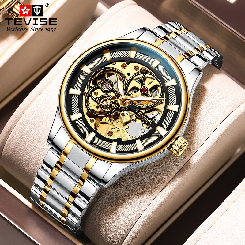 【Ready】? wis new men's y and night r automa mecal watch men's proof trendy high-end watch