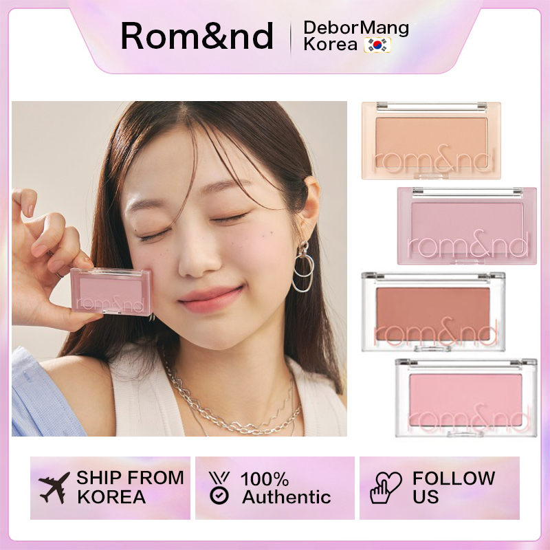 Ready stock ROM&ND romand better than cheek 9colors blusher 4g cosmetic shop
