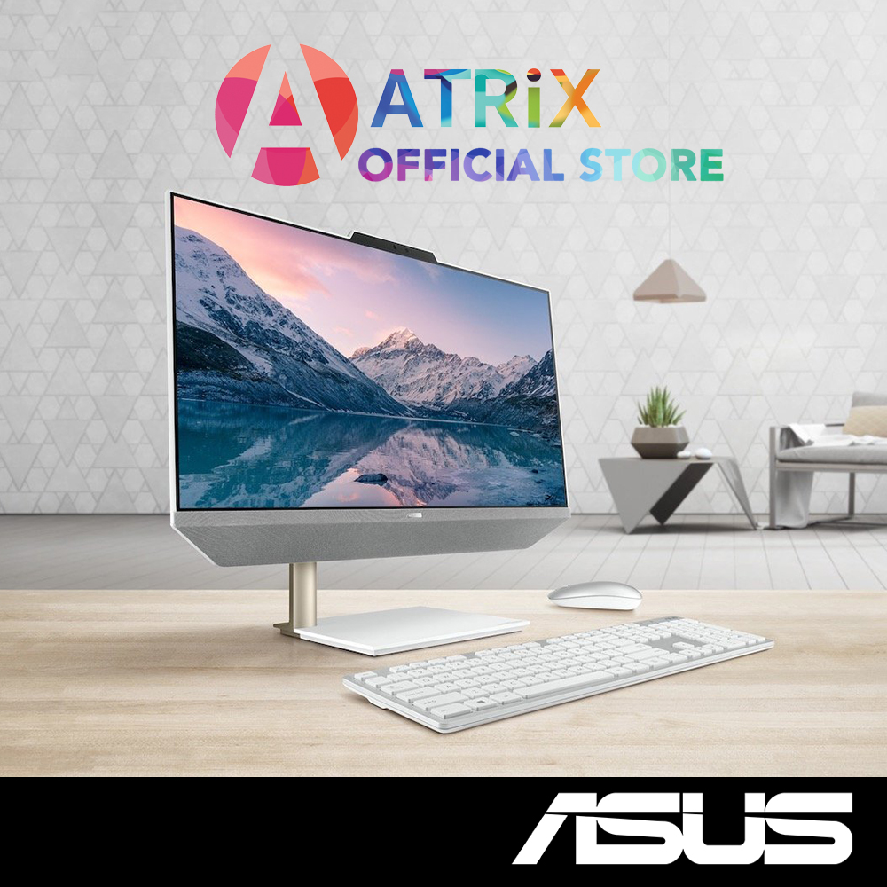 【Same Day Delivery】Zen AiO 24 M5401 | M5401WYAT-WA014W/M5401WYAT-WA015W | AMD Ryzen™ 7 5825U/Ryzen™ 5 5625U | 23.8" FHD Touch | 8GB/16GB RAM | 1TB SDD | Windows 11 Home | 3Y Onsite Warranty