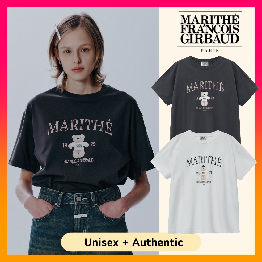 MARITHE FRANCOIS GIRBAUD Mari Graphic Unisex Oversize T Shirt (2024New)