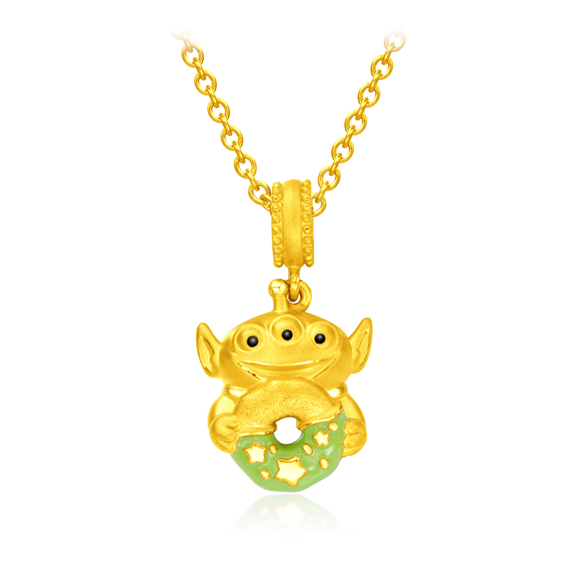 CHOW TAI FOOK Disney Classics Foodie Collection 999 Pure Gold Charm: Alien R32221