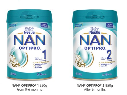 【mobileaid】【Nestle】 NAN Optipro Infant Formula Stage 1 & 2, 850g 【LOCAL SG DELIVERY】
