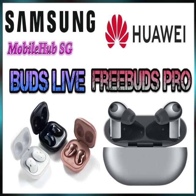 Samsung Galaxy Buds Live | Huawei FreeBuds Pro 1 Year Warranty