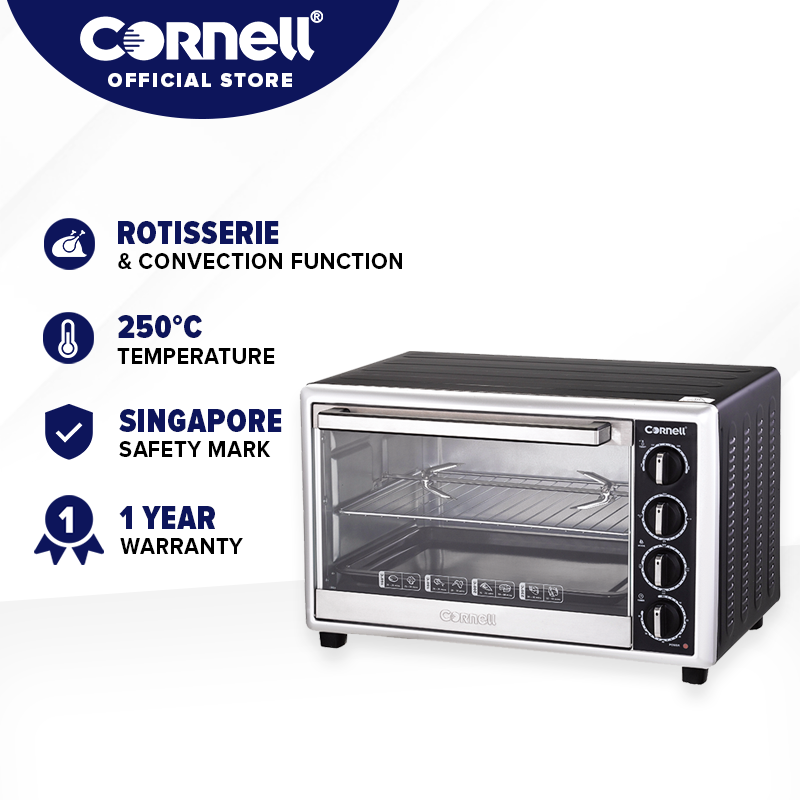 Cornell Convection Oven Counter Table Top Electric Rotisserie Oven 28L CEO-E2821SL