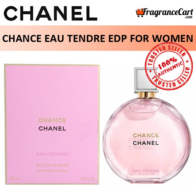 Chanel Chance Eau Tendre EDP for Women (100ml) Eau de Parfum Tender Pink [Brand New 100% Authentic Perfume/Fragrance]