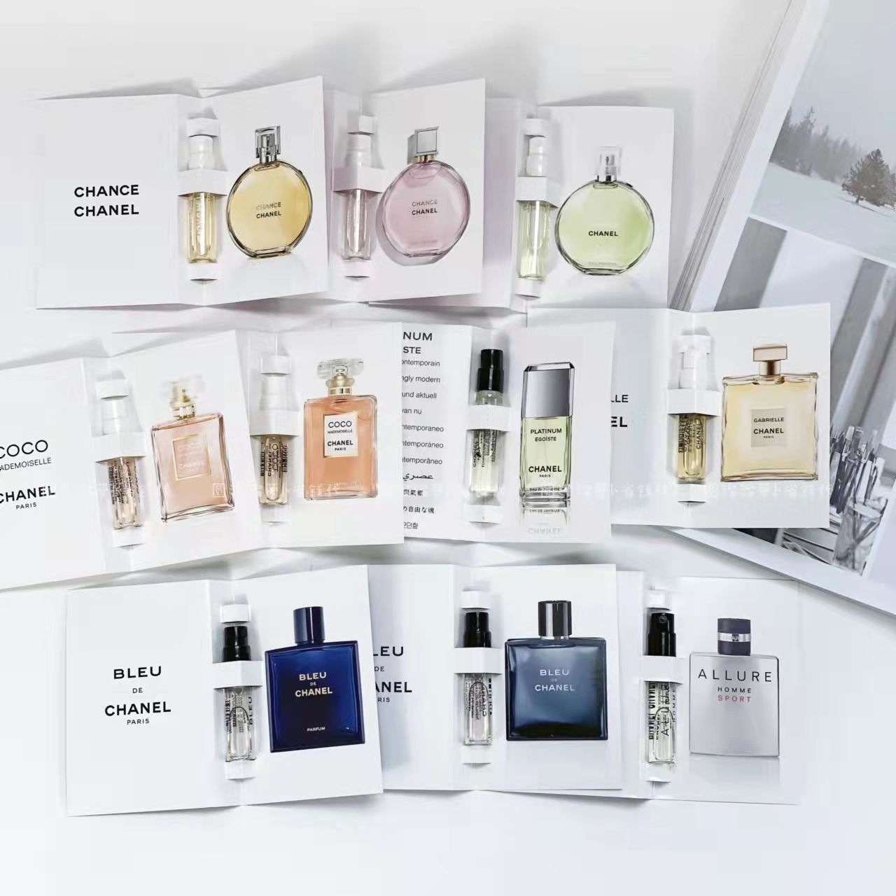 Chanel / Dior / Gucci / Giorgio Armani/Acqua di parma / YSL/ Serge Lutens Travel Size Vial Perfume Fragrance EDP / EDT [Brand New 100% Authentic] Mini Miniature 1-2ml