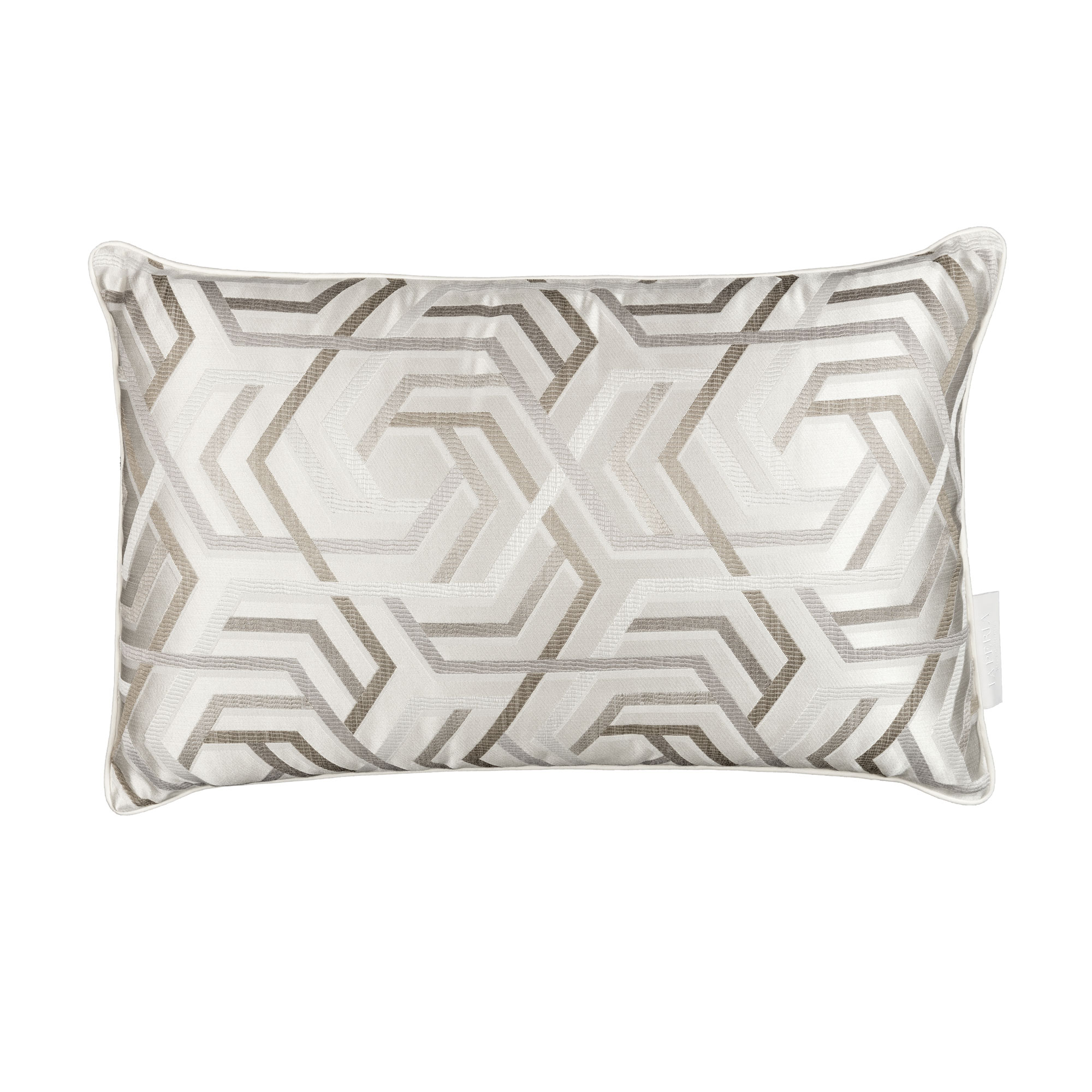 La Perla Home Collection Minosse Cushion - Grigio/Beige (30 x 50 cm)