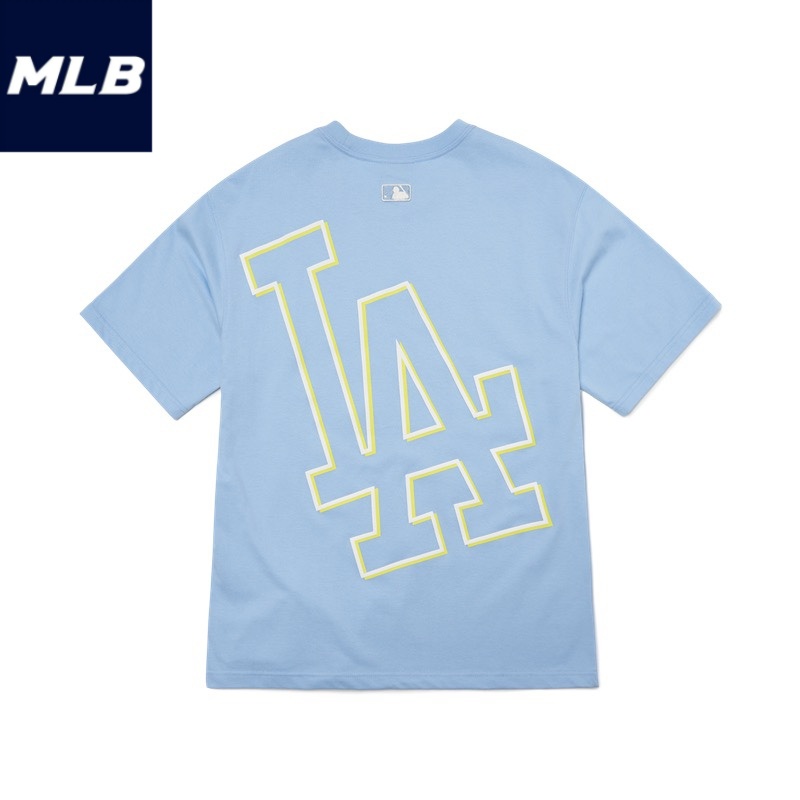 【Ready Stock】100%Authentic MLB Men's and Women's Big Logo Sports Short Sleeve in Back