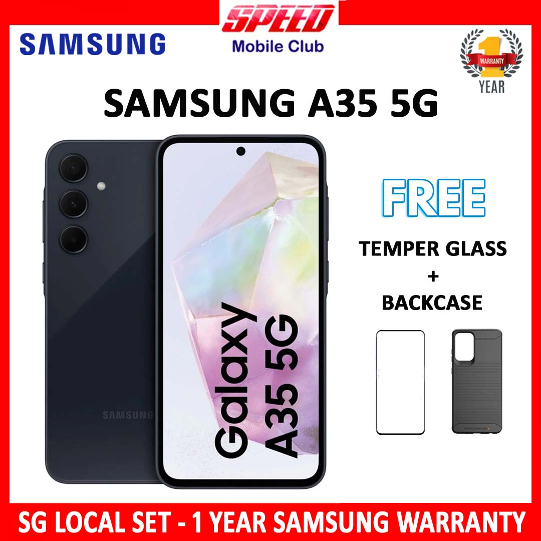 Samsung Galaxy A35 5G | Samsung A25 5G | NFC | 8GB+128GB | Brand New Sealed Set | Global ROM | Local Set | 1 Year Samsung Warranty | FREE TEMPER GLASS+BACK CASE OR DISCOUNT PRICE