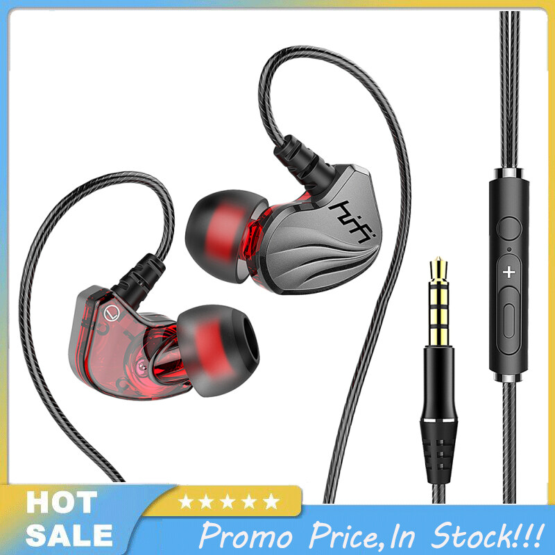 3.5mm In-ear Headphones Bass Eating Chicken Game Headset Compatible For Ios Huawei S2000