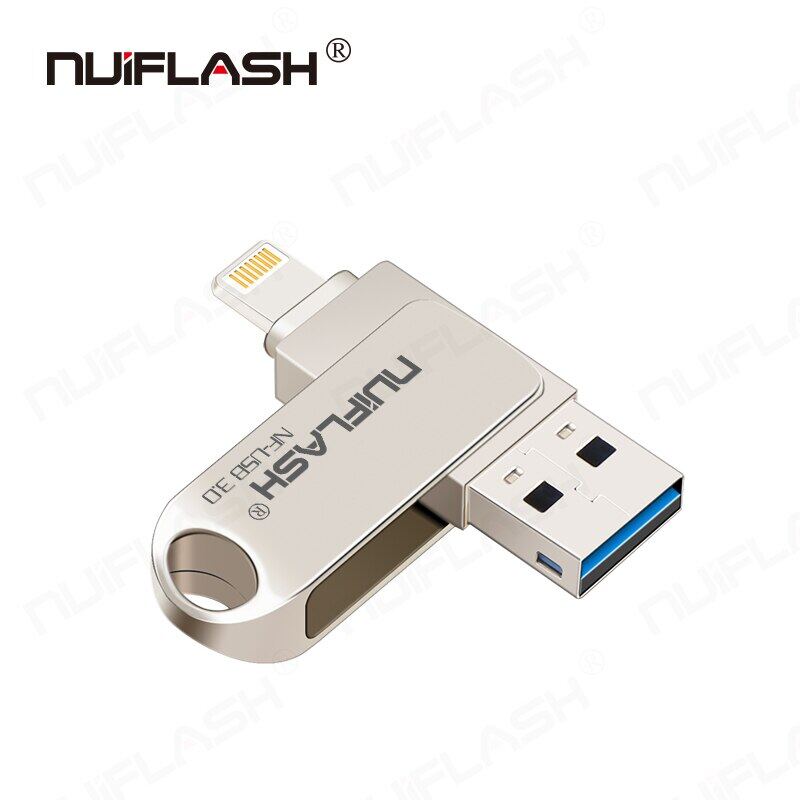 Photo Stick Iphone/Ipad/Lightning/Ios Flash Drive Memory Stick Pendrive Mobile USB Flash Drive 128GB 256GB 512GB Pen Drive