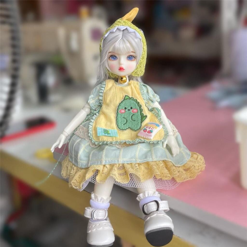 【MSSugar toy】 30cm bjd Doll Change Makeup Barbie 1/6 Joint 3D Real Eye Girl Toy Dress Up