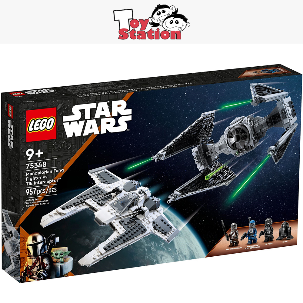 LEGO Star Wars 75348 Mandalorian Fang Fighter vs. TIE Interceptor™