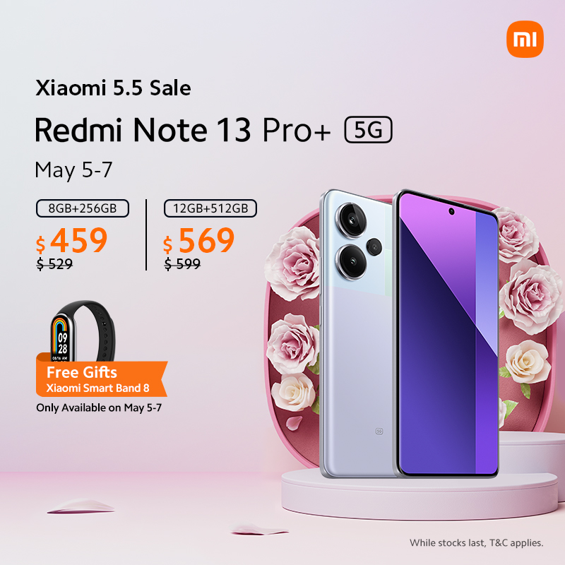 [NEW ARRIVAL] Redmi Note 13 Pro+ 5G  8+256GB/12+512GB | 1 Year local warranty