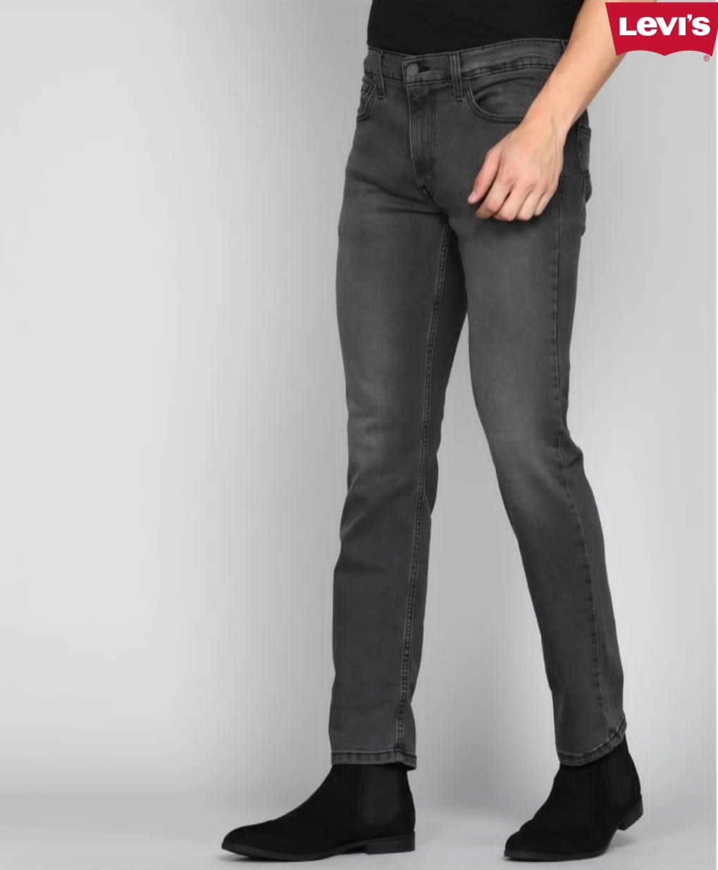 LEVI'S  511 Men Slim Mid Rise Grey Jeans