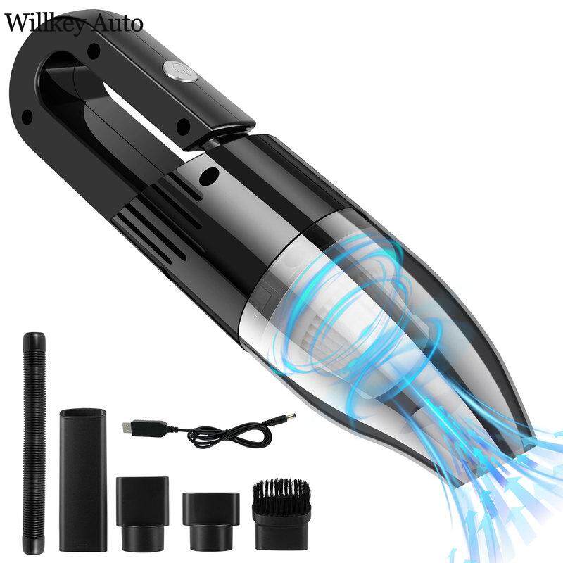Car Vacuum Cleaner Mini Car Vacuum Cleaner Cordless Handheld Vacuum USB Rechargeable Vacuum 6000Pa Powerful Portable Vacuum Cleaner